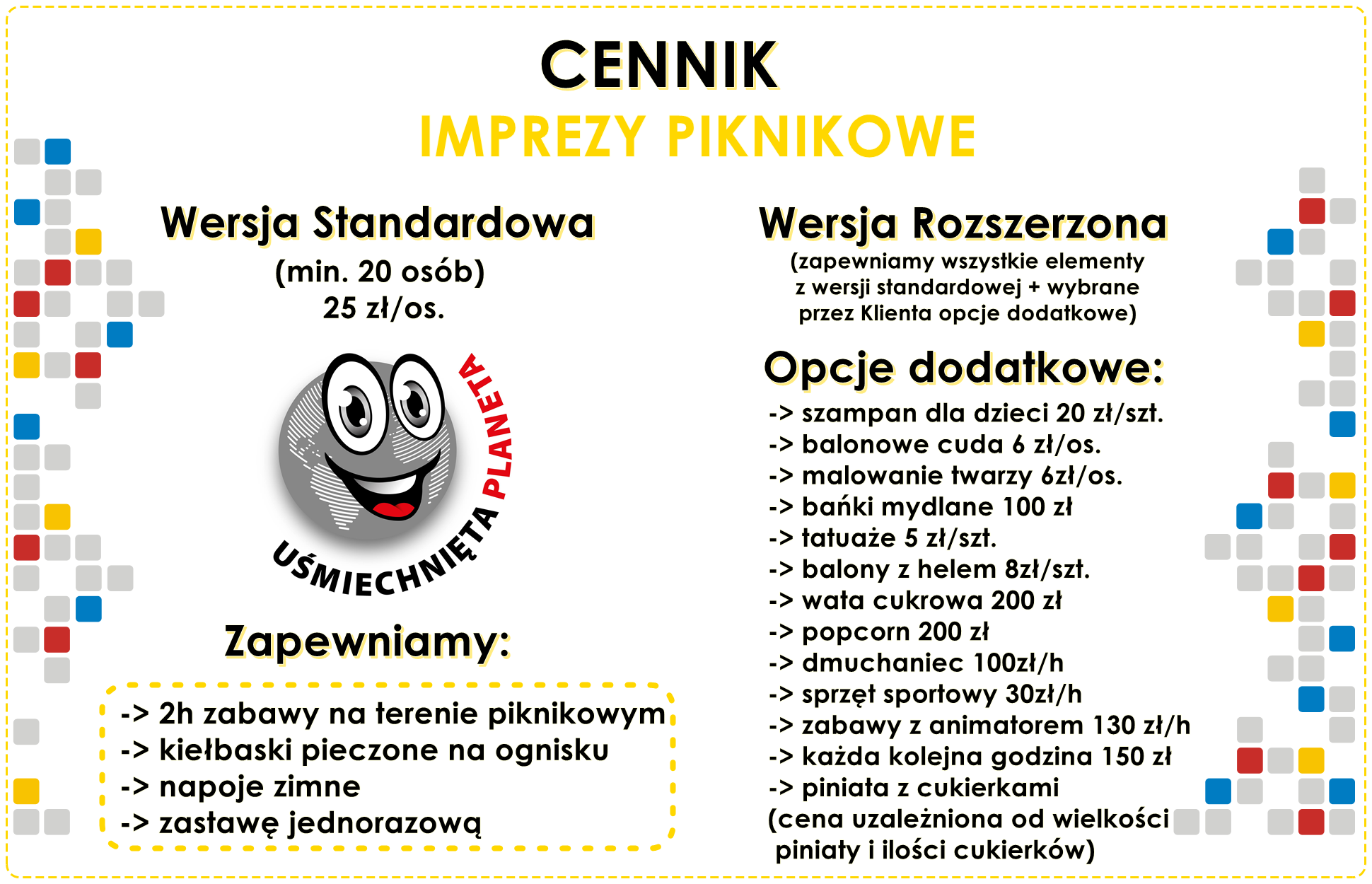 cennik -zakończenie roku