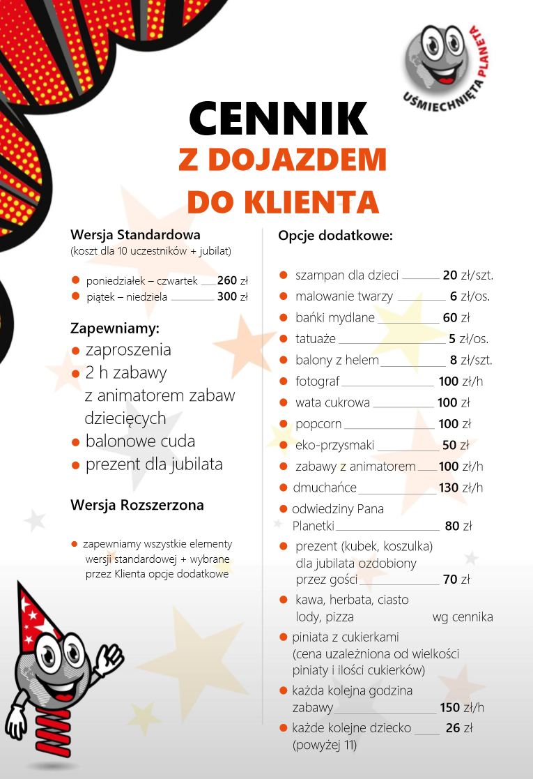 cennik dojazd