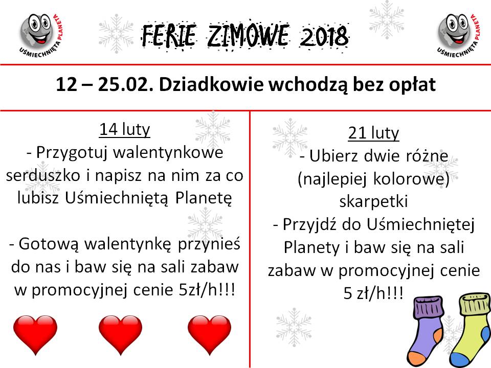 ferie zimowe 2018